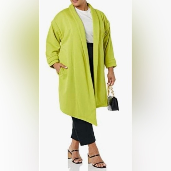 TEREA Alaina Wrap French Terry Jacket NWT - Picture 5 of 13